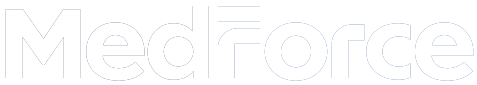 MedForce White Logo